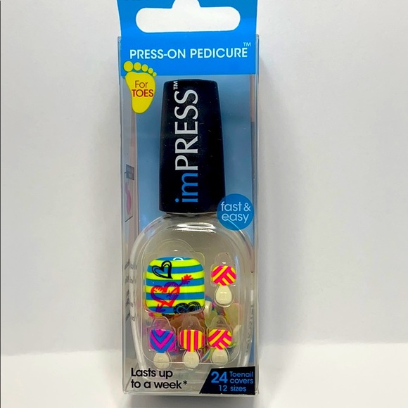 š„ 2 for $15 ImPRESS Press on Pedicure